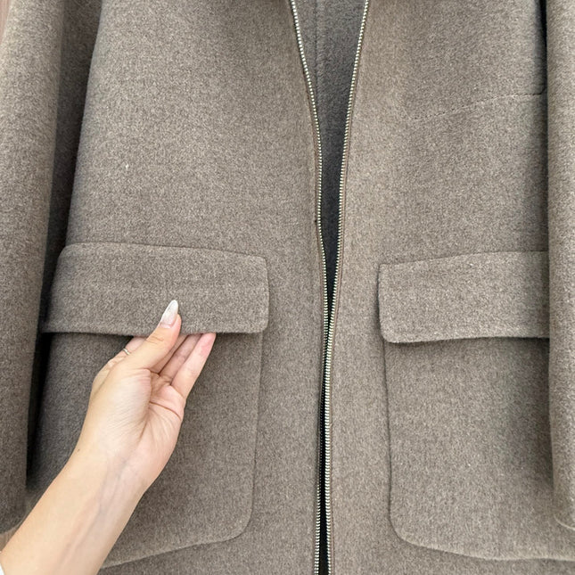 HERMES 25S WOOL COAT 100