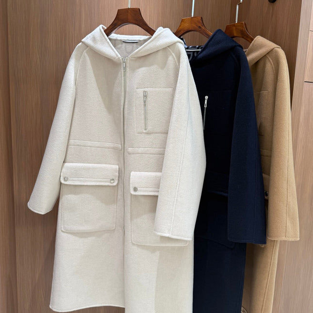 HERMES 25S WOOL COAT 102
