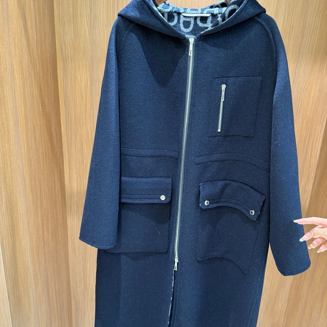 HERMES 25S WOOL COAT 102