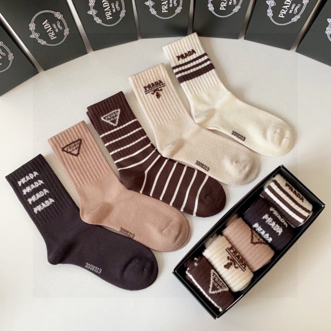 PRADA 26S CREW SOCKS 893688 (1 BOX)