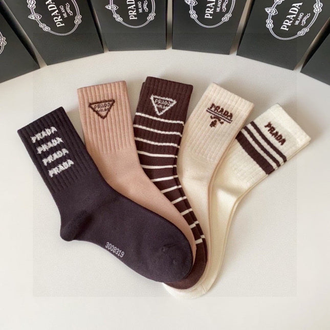 PRADA 26S CREW SOCKS 893688 (1 BOX)