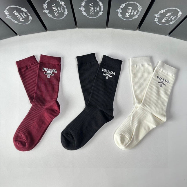 PRADA 26S CREW SOCKS 569253 (1 BOX)