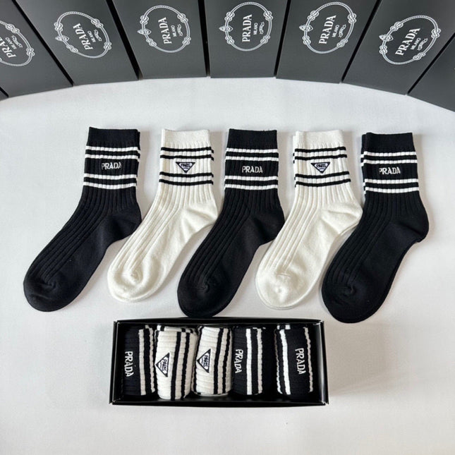 PRADA 26S ANKLE SOCKS 546754 (1 BOX)