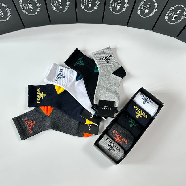 PRADA 26S ANKLE SOCKS 893689 (1 BOX)