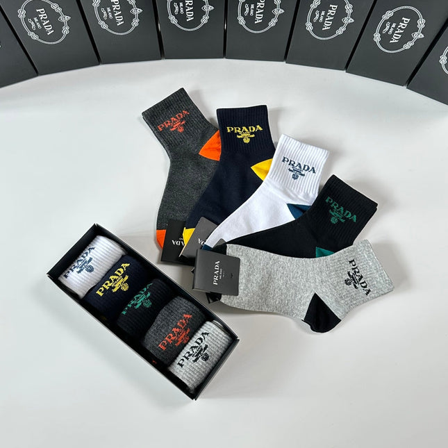 PRADA 26S ANKLE SOCKS 893689 (1 BOX)