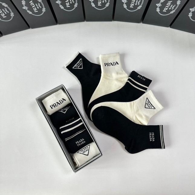 PRADA 26S ANKLE SOCKS 899314 (1 BOX)