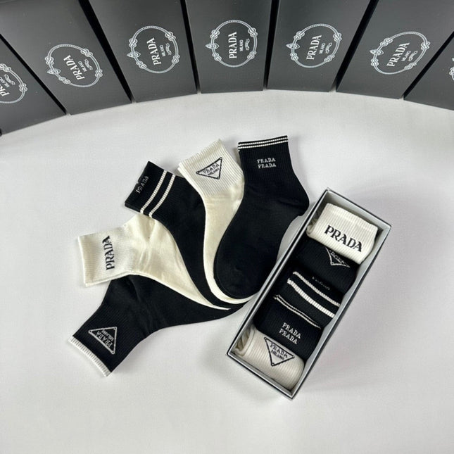 PRADA 26S ANKLE SOCKS 899314 (1 BOX)