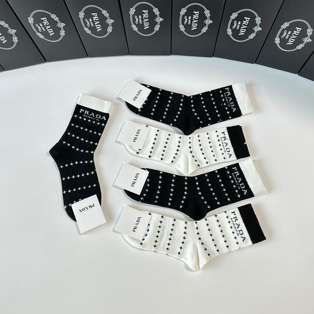 PRADA 26S CREW SOCKS 899329 (1 BOX)