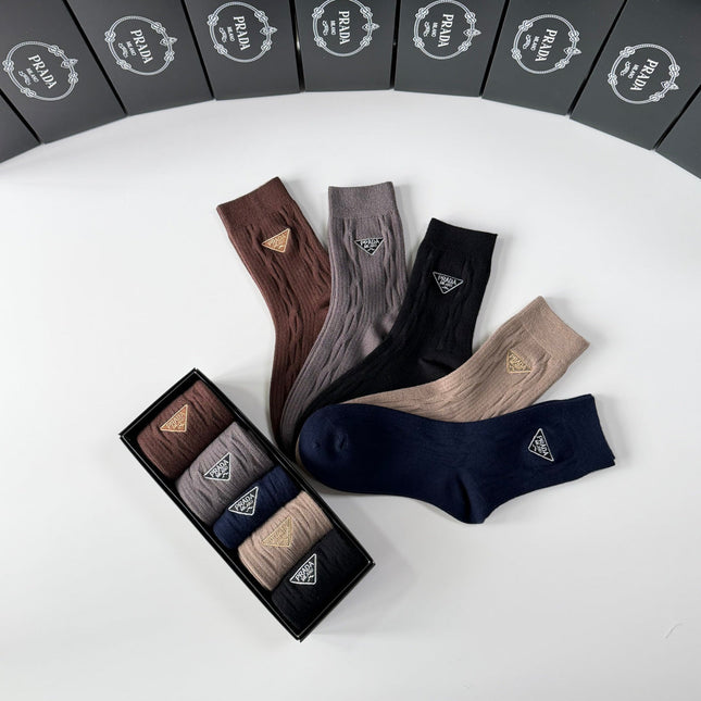 PRADA 26S CREW SOCKS 114852 (1 BOX)