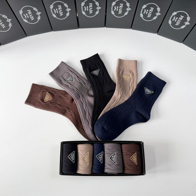 PRADA 26S CREW SOCKS 114852 (1 BOX)