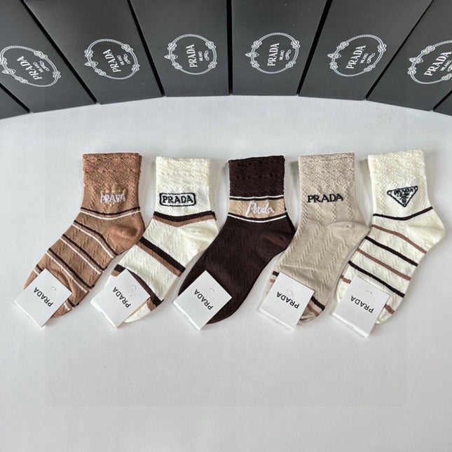 PRADA 26S ANKLE SOCKS 283723 (1 BOX)