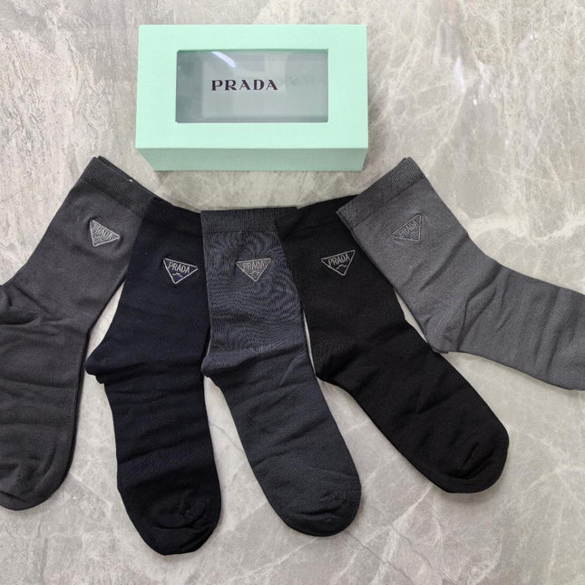 PRADA 26S CREW SOCKS 346562 (1 BOX)