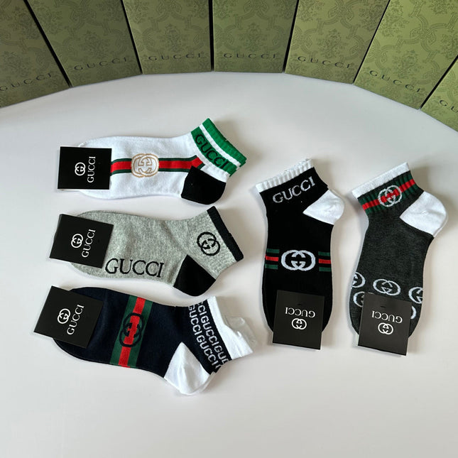 GUCCI 26S ANKLE SOCKS 350973 (1 BOX)