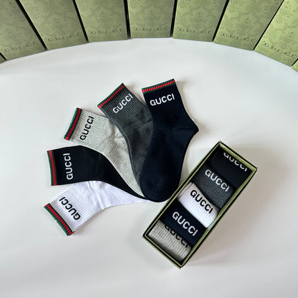 GUCCI 26S CREW SOCKS 355344 (1 BOX)