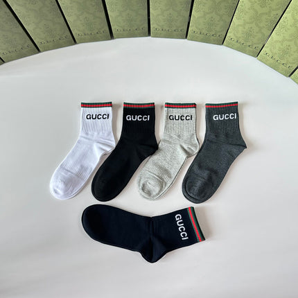 GUCCI 26S CREW SOCKS 355344 (1 BOX)