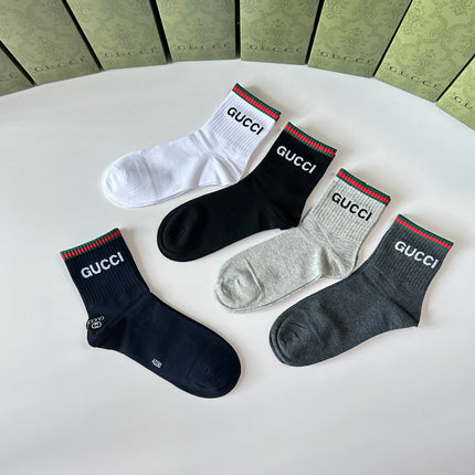 GUCCI 26S CREW SOCKS 355344 (1 BOX)