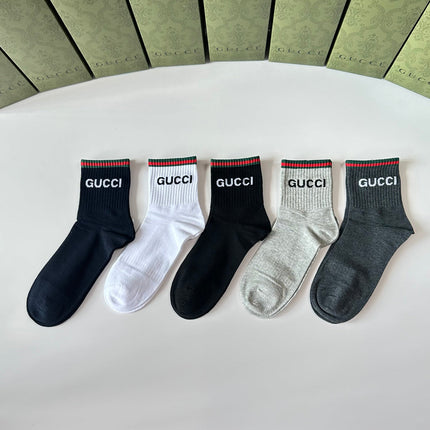 GUCCI 26S CREW SOCKS 355344 (1 BOX)