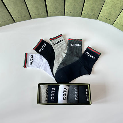 GUCCI 26S CREW SOCKS 355344 (1 BOX)