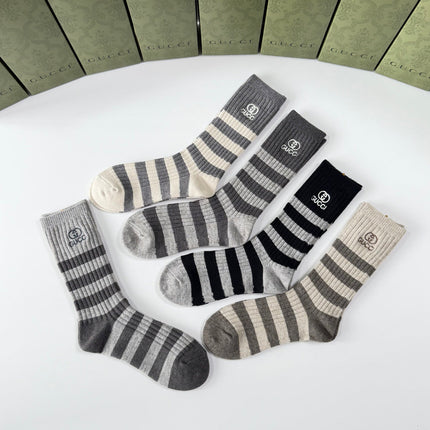 GUCCI 26S CREW SOCKS 358576 (1 BOX)
