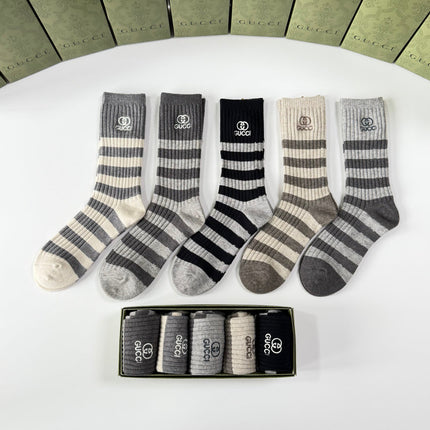 GUCCI 26S CREW SOCKS 358576 (1 BOX)
