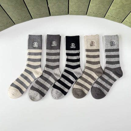 GUCCI 26S CREW SOCKS 358576 (1 BOX)