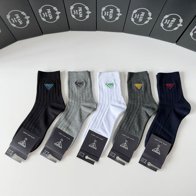 PRADA 26S ANKLE SOCKS 389121 (1 BOX)