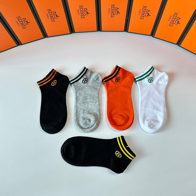 HERMES 26S ANKLE SOCKS 400152 (1 BOX)