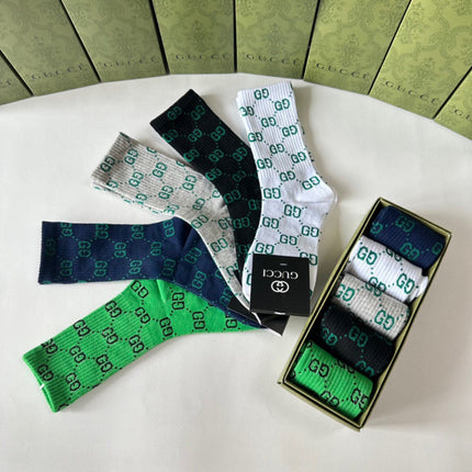 GUCCI 26S CREW SOCKS 400156 (1 BOX)