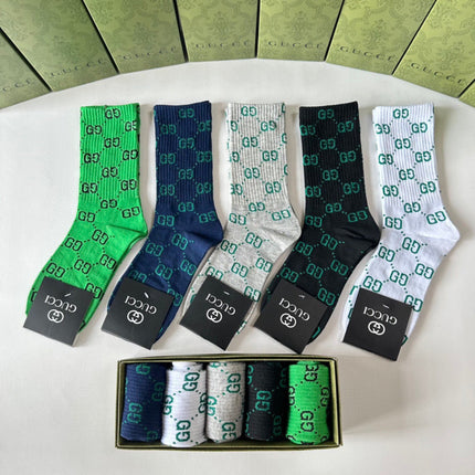GUCCI 26S CREW SOCKS 400156 (1 BOX)