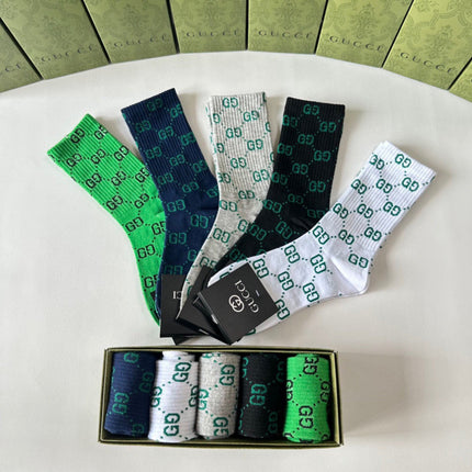 GUCCI 26S CREW SOCKS 400156 (1 BOX)