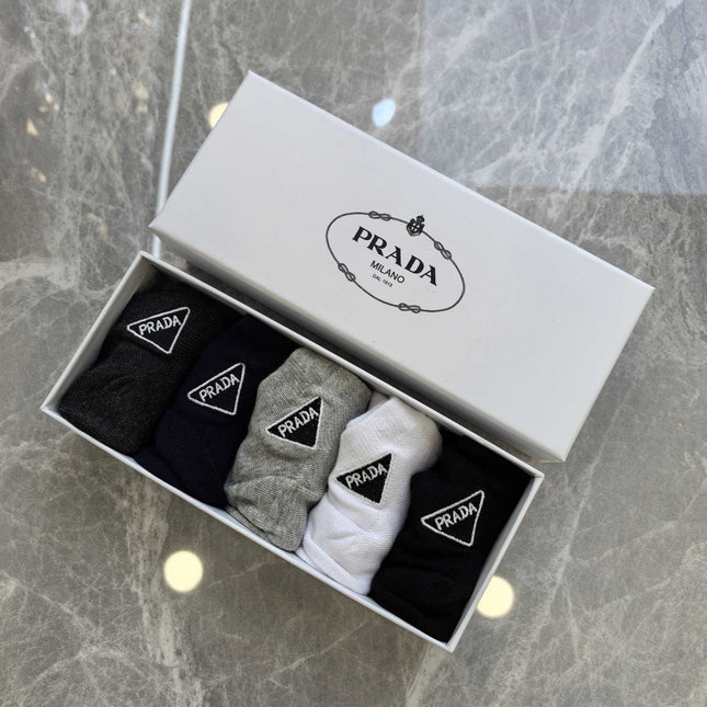 PRADA 26S ANKLE SOCKS 417731 (1 BOX)