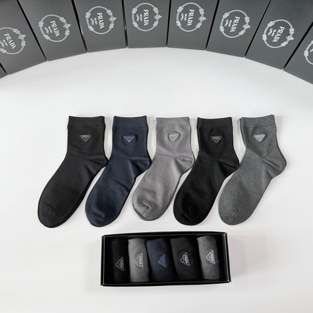 PRADA 26S ANKLE SOCKS 417744 (1 BOX)