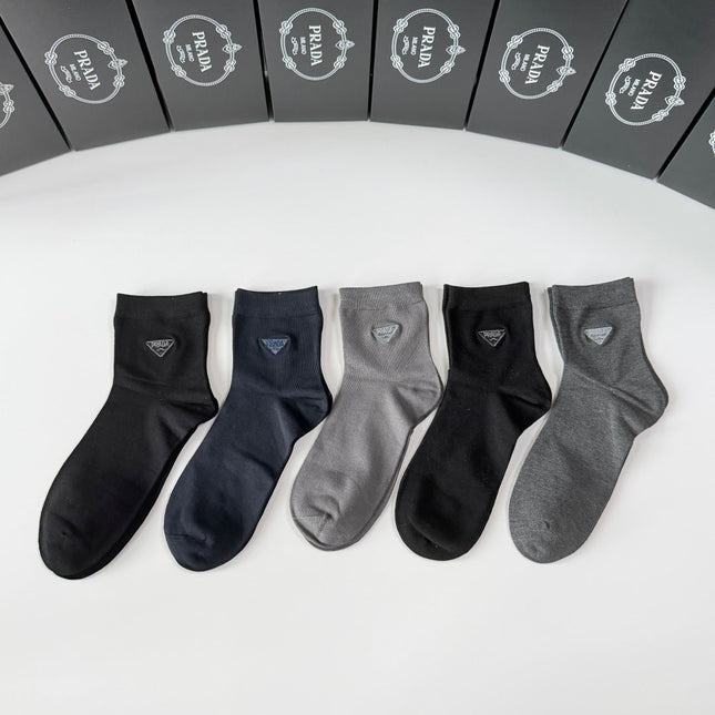 PRADA 26S ANKLE SOCKS 417744 (1 BOX)