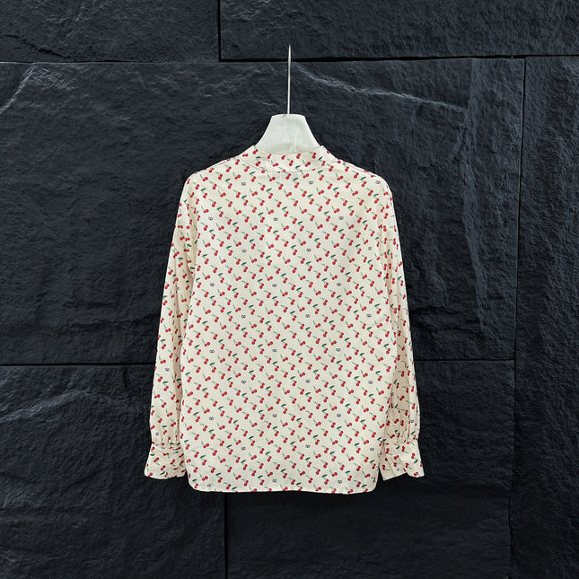 SILK SHIRT WITH CHERRY PRINT 265827