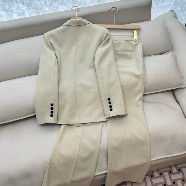 MAX MARA 25S SET VEST BLAZER 015