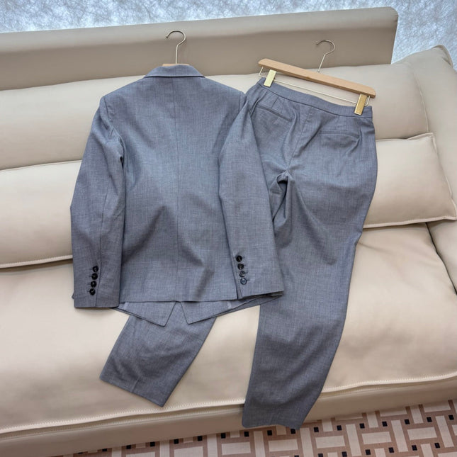 MAX MARA 25S SET VEST BLAZER 012