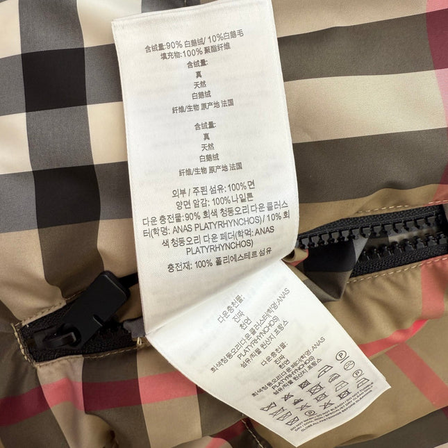 BURBERRY 25S REVERSIBLE DOWN JACKET 169