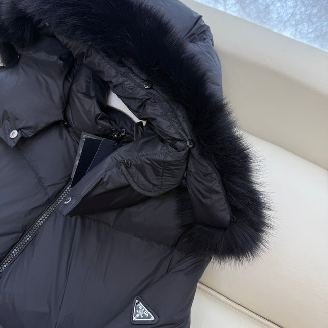 PRADA 25S LONG PUFFER JACKET 521