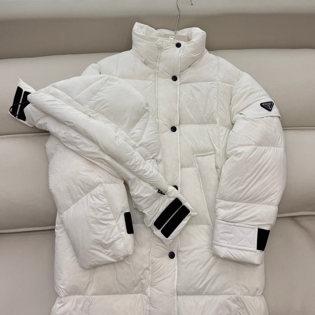 PRADA 25S LONG PUFFER JACKET 520