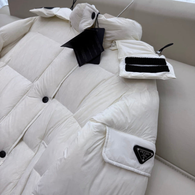 PRADA 25S LONG PUFFER JACKET 520