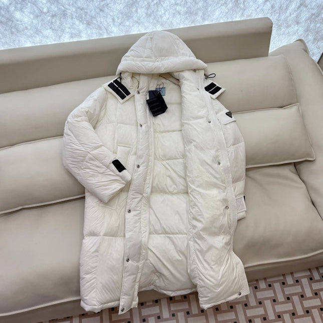 PRADA 25S LONG PUFFER JACKET 520