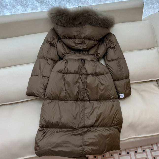 MAX MARA 25S LONG DOWN COAT 210
