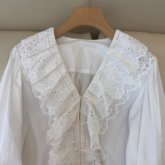 CHLOE 25S WHITE SHIRT STYLE 004