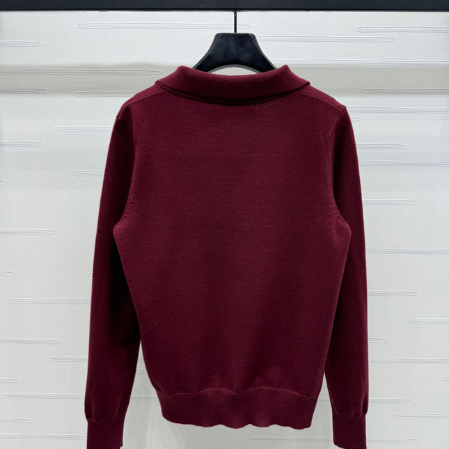 VALENTINO 26S COLLARED KNIT CARDIGAN 393