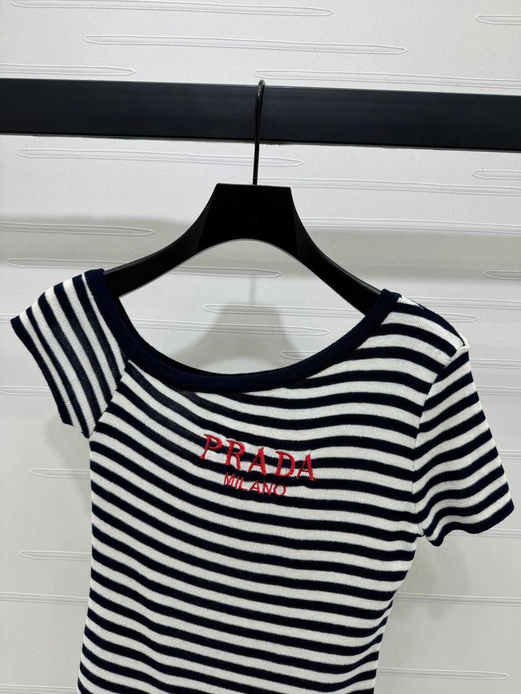Prada 25 One-Shoulder Top Wool 233511