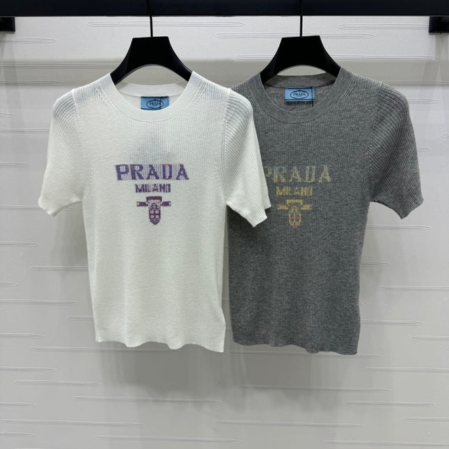 Prada 25 T-Shirt Wool with Acrylic 233531