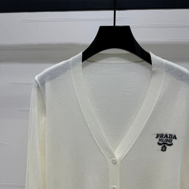 PRADA LONG-SLEEVE KNIT CARDIGAN 269461