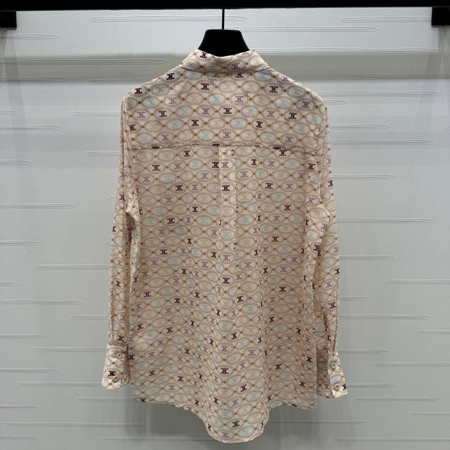 CELINE 26S LOGO PRINT SHIRT 370