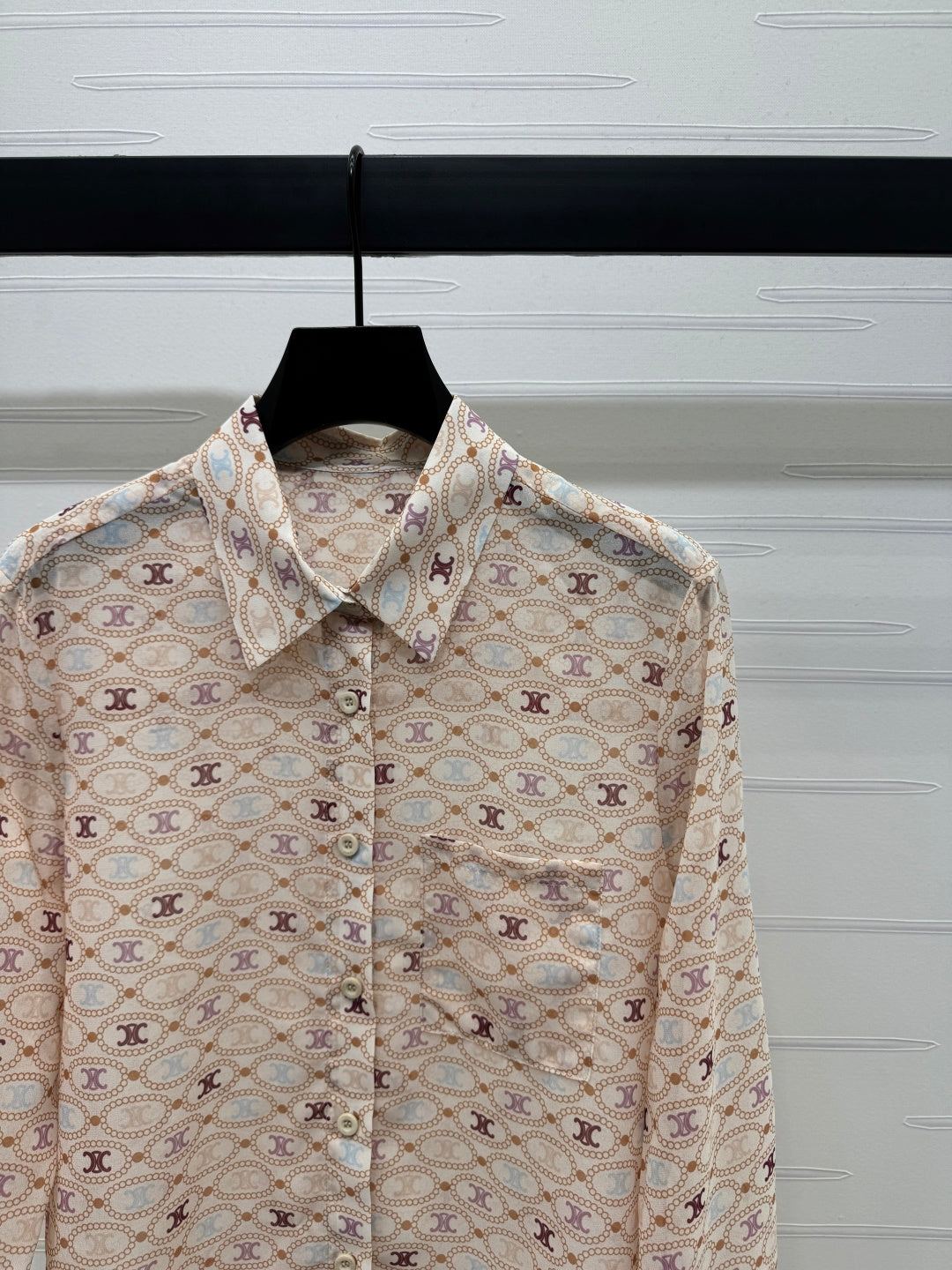 CELINE 26S LOGO PRINT SHIRT 370