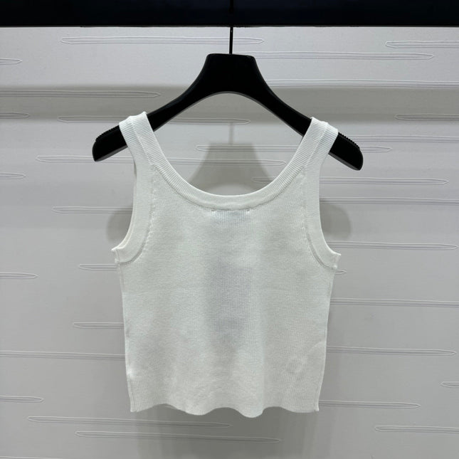 Miumiu 25 White Crop Top